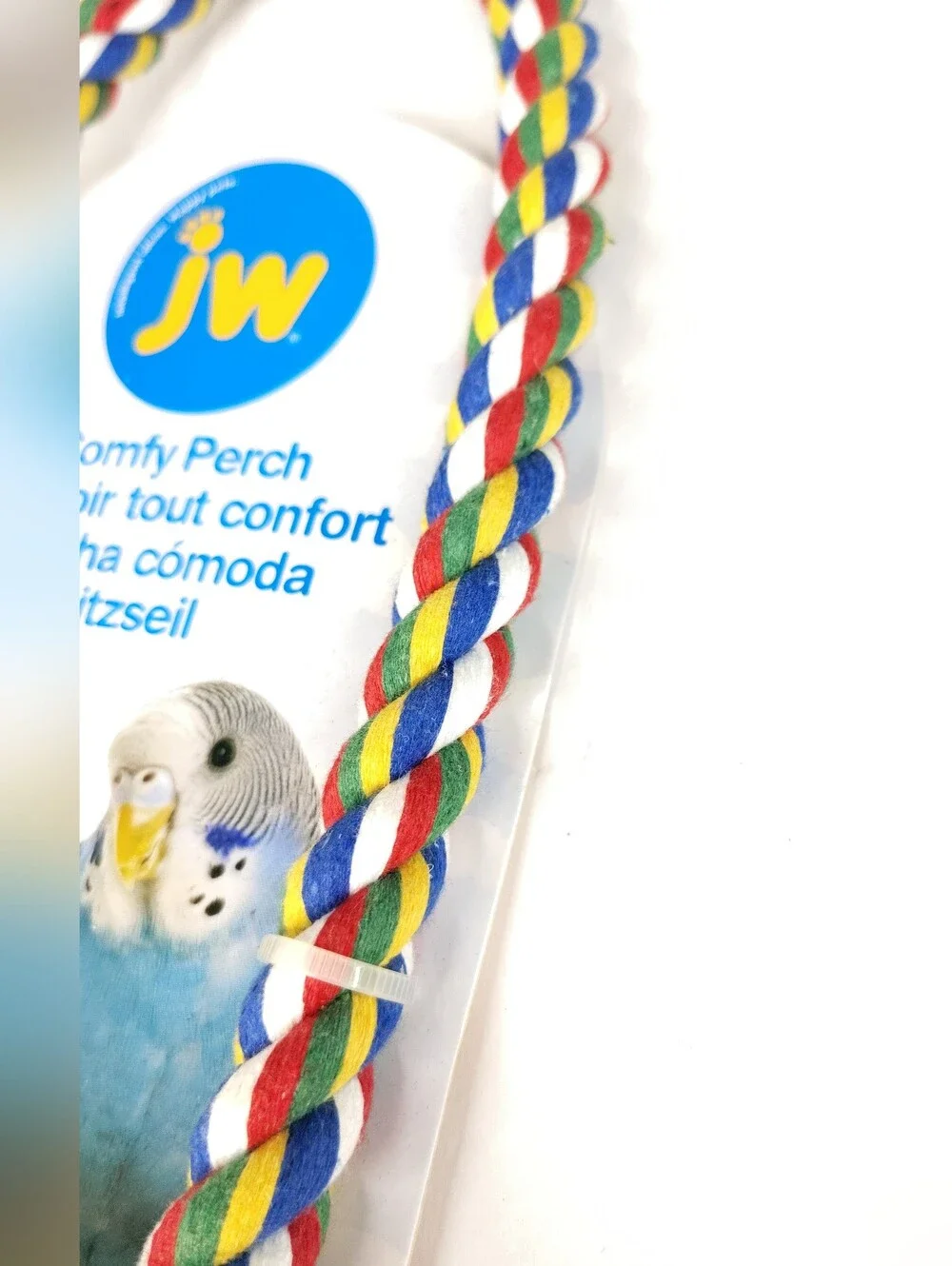 JW Comfy Perch Small Multicolor Bird Perch 21 Inches